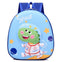 Sky Blue Space Dino Character Premium Quality Bag for Kids BG5517E
